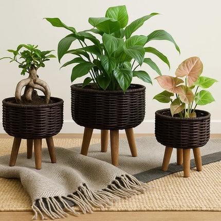 Earth Weave Planter Set